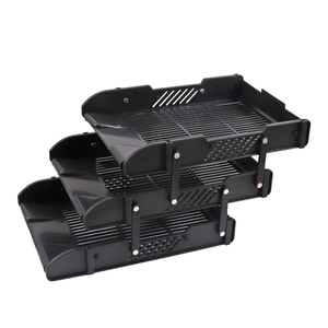 Foska Hot Sale 3 Layers Plastic Office Organizer File Tray Desk File Trays Office Desk <strong>Document</strong> <strong>Holder</strong> - Product Image 1