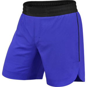 XELENT Short de combat en polyester noir, léger et durable, avec logo personnalisé, pour Vale Tudo, Jiu Jitsu, Boxe, Grappling, MMA - Product Image 2