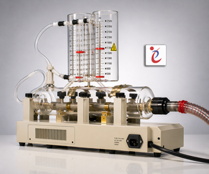 ชุดกลั่นน้ำบริสุทธิ์พิเศษสำหรับห้องปฏิบัติการ ขนาด 4 ลิตรต่อชั่วโมง ทำจากแก้วโบโรซิลิเกตคุณภาพสูง - Product Image 6