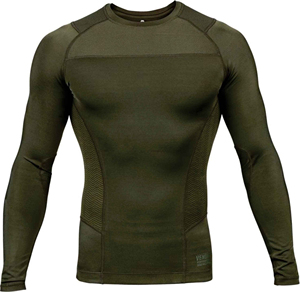 Camiseta Deportiva de Manga Larga para Hombre, Color Verde Oliva Coral, de Secado Rápido, UPF50+, Ropa Deportiva para Adultos - Product Image 4