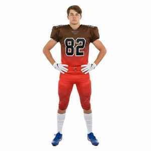 Tenue de football en gros pour jeunes, uniforme de football américain, dernier design, respirant, couleur personnalisée, uniforme de football américain. - Product Image 5