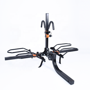 Porte-vélos robuste pour deux vélos avec fixation sur attelage de remorque - Product Image 1