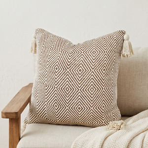 Housse de coussin tissée à la main vert sauge, texture à fines carreaux, coussin décoratif texturé, coussin d'appoint texturé, décoration scandinave - Product Image 5