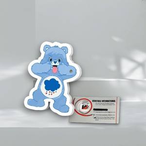 แผ่นแม่เหล็กอะคริลิคสำหรับต่อขนตา รูปหัวใจผีเสื้อ ลายหมีสีน้ำเงิน ยี่ห้อ Private Label ใช้ซ้ำได้ เป็นมิตรกับสิ่งแวดล้อม สำหรับต่อขนตาแบบ Diamond Heart Butterfly - Product Image 1