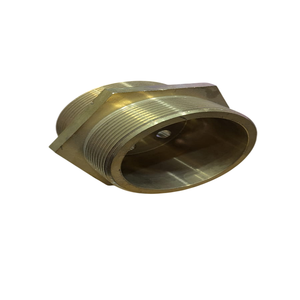 Bride en laiton double filetée de 2,5 pouces BSP robuste à 6 trous pour montage d'éléments chauffants électriques sur tuyaux de 8,5 mm - Product Image 3