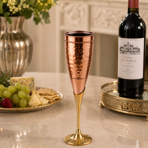 Ensemble de verres à vin en laiton faits à la main de luxe, gobelets dorés, vaisselle haut de gamme pour mariage, bar, décoration de la maison, ensemble cadeau - Product Image 4