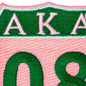 Pink and Green 08 Interstate Embroidered Patch Shield Shape Applique <b>Badge</b> for Jackets Hoodies Backpacks and Hats Wear - Product Image 5