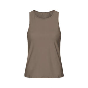 Camiseta sin mangas con cuello en V y textura acanalada para mujer, informal, para verano, uso diario, viajes, fiestas y looks modernos de estilo urbano - Product Image 4