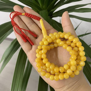 Tasbih, cuentas de oración Misbaha, hechas a mano, árabes, para la adoración diaria, regalo islámico, ecológicas, personalizables, de resina, pintadas a mano, SANIYA - Product Image 2