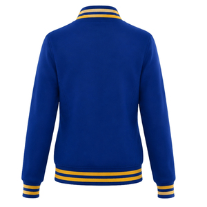 เสื้อแจ็คเก็ตบอมเบอร์ผ้าซาตินสำหรับผู้หญิง Sigma Gamma Rho แบบมีซิป น้ำหนักเบา แต่งขอบยางยืด เสื้อผ้าชมรมกรีก รับผลิตตามสั่ง ขายส่ง - Product Image 2