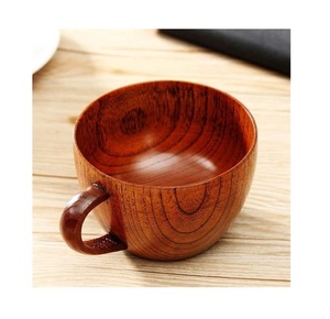 Solid Wood Coffee Mug Handmade Natural Wooden Mug Rustic Design Eco Friendly Drinking Mug for Cafe Use - Product Image 3