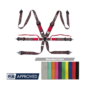 TBRACING SPORT PLUS 5 6 Point Racing Harness FIA Approved FHR Shoulder <b>Strap</b> Custom Logo Color OEM ODM Brand Supplier - Product Image 1