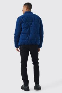 Chaqueta acolchada para hombre al por mayor, para invierno, personalizada, informal, para exteriores, a prueba de viento, con cierre de cremallera y bolsillos laterales, abrigo para hombre - Product Image 5