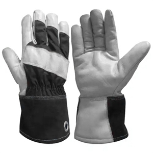 Guantes de Seguridad de Cuero Vacuno de Primera Calidad, Guantes Industriales de Cuero y Algodón Antiestáticos para Protección de Manos - Product Image 5