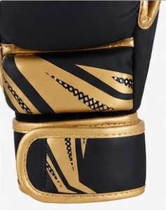 Guantes de Artes Marciales Negros de PU con Cierre de Cordones en la Muñeca, Guantes de Combate para Adultos con Dedos Completos - Product Image 6