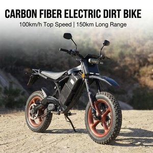<span class=keywords><strong>Moto</strong></span> électrique tout-terrain homologuée <span class=keywords><strong>pour</strong></span> la route, cadre en fibre de carbone, bras oscillant, vitesse maximale de 100 km/h, autonomie de 150 km - Product Image 1