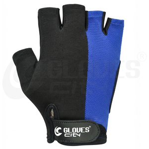 Guantes profesionales de levantamiento de pesas de medio dedo para hombres y mujeres, correa ajustable incorporada negra para entrenamiento de ejercicio de gimnasio - Product Image 4