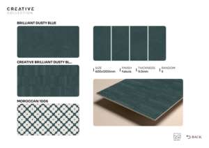 Dalle de porcelaine contemporaine Fabula Finish 600x1200mm 60x120cm 24x48 pouces, grand revêtement décoratif mural et de sol pour l'aménagement moderne - Product Image 2