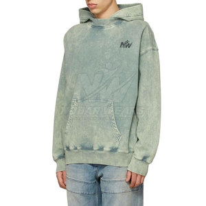 Sudaderas con efecto acid wash, tela lavada con tacto suave, perfectas para ropa urbana, conjuntos informales y uso diario. - Product Image 3
