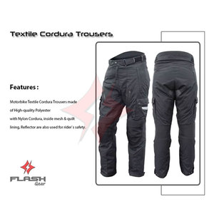กางเกงมอเตอร์ไซค์สั่งตัดพิเศษ ผ้าคอร์ดูร่า พร้อมแผ่นป้องกัน CE กางเกงมอเตอร์ไซค์กันน้ำ 600D คอร์ดูร่า - Product Image 2
