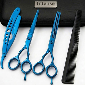 Professional Barber Hair Cutting Scissors <b>Set</b> Stainless Steel <b>Razor</b> Edge Hairdressing Shears Kit for Salon & Home Users - Product Image 5