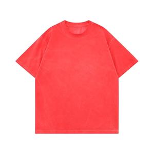 <b>Tshirts</b> for Men Oversize Crewneck Short Sleeve Drop Shoulder Loose Comfy Workout Casual Eco-Friendly Knitted Breathable Solid - Product Image 1