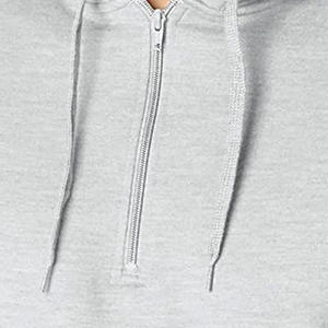 เสื้อฮู้ดซิป ¼ ตัว ผ้าฟลีซคอตตอน 100% คุณภาพสูง ปักลาย สำหรับผู้ชาย ไซส์ใหญ่พิเศษ เหมาะสำหรับฤดูหนาว - Product Image 5