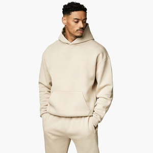 Nouvel ensemble de survêtements en polaire pour hommes, design décontracté, avec logo personnalisé, vêtements d'hiver, survêtement léger uni teint - Product Image 3