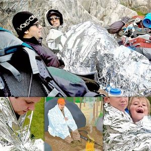 Paquete de 20 Mantas Térmicas de Emergencia, Aislantes, de Mylar, para Supervivencia, Seguridad y Calor - Product Image 2