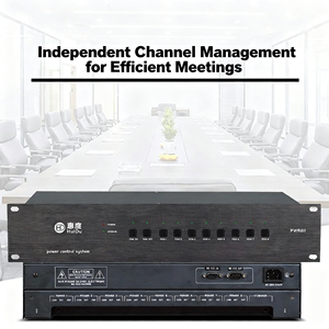 Contrôleur de volume programmable AV-PWR8S, séquenceur d'alimentation, relais réseau 8 canaux, RS232, processeur audio professionnel, système de sonorisation de scène - Product Image 3