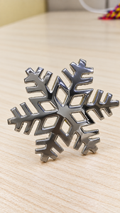Modern Metal Snowflake Napkin Ring Christmas Table Decoration <b>Accessory</b> - Product Image 2