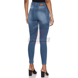 Pantalones Vaqueros de Mujer de Último Diseño a Precio Razonable para Venta en Línea, Color Sólido, Múltiples Bolsillos - Product Image 2