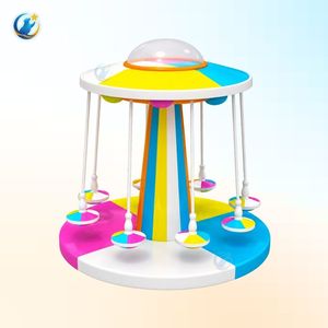 Manège à thème bonbons fantaisie, palette de pastels chauds, pour enfants, revêtement non toxique, matériaux durables, OEM/ODM - Product Image 4