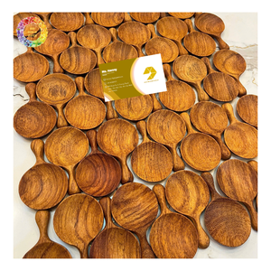 Customize Acacia <b>Wooden</b> <b>Spoon</b> Carving Dinnerware <b>Set</b>, <b>Wooden</b> Flower Handle <b>Spoons</b> Durable Acacia Wood Tea <b>Spoon</b> Eco-Friendly - Product Image 6