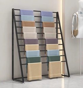 Étagères de présentation de foulards en métal personnalisables, présentoir pour supermarché - Product Image 3