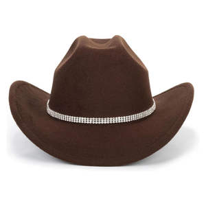 Nuevo Sombrero de Vaquero Unisex al por Mayor, 100% Cuero, con Logotipo Personalizado, Ala Ancha, Ajustable, para las Cuatro Estaciones - Product Image 3