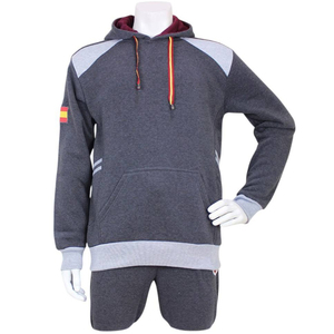Sudadera con Capucha de Algodón y Forro Polar para Hombre, Diseño Color Block, Venta al por Mayor, Logotipo Personalizado, Ropa Urbana, Proveedor a Granel, Fábrica OEM ODM - Product Image 1