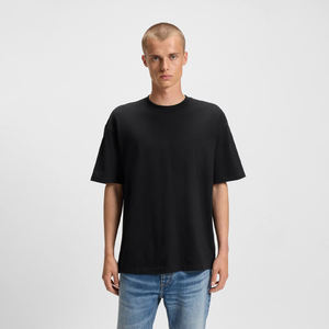 Camiseta Personalizada de Alta Calidad, 100% Algodón Tejido, Formal, Oversize, Lisa, Ecológica, para Hombre, Impresión DTG, Corte Cuadrado, Venta al Por Mayor - Product Image 1