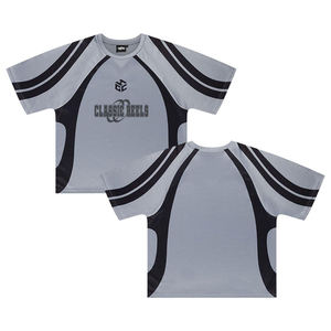 Camiseta de Fútbol Retro Vintage Personalizada para Hombre y Mujer, 100% Poliéster, Cómoda y Transpirable - Product Image 1