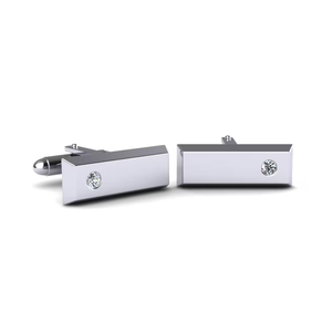 Boutons de manchette sophistiqués en or et diamants pour hommes, cadeau de mariage de luxe, accessoires de costume formel - Product Image 2