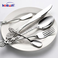 Ensemble de couverts portables pour fête, camping et voyage, 3 en 1, acier inoxydable, finition miroir