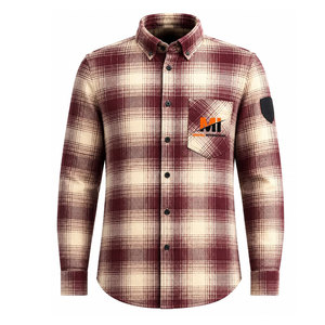 Nouvelle Arrivée Chemises en Flanelle Imprimées à Coupe Automatique Respirantes et Séchage Rapide pour Hommes - Vente en Gros Été Printemps Hiver - Product Image 2