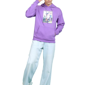 Sweat-shirts d'hiver pour hommes 100% coton respirant décontracté à capuche avec poche en tissu polaire de haute qualité Service OEM - Product Image 5