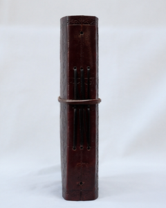 Handmade Genuine Leather Journal Vintage Embossed <b>Notebook</b> with Handmade Paper Travel <b>Diary</b> Sketchbook Writing Journal Gift book - Product Image 4