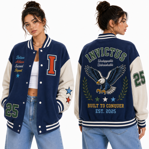 Chaqueta de Béisbol Personalizada a Cuadros para Hombre y Mujer, Holgada, con Botones, a la Moda, Tallas Grandes, de Algodón, Diseño 2026 - Product Image 1
