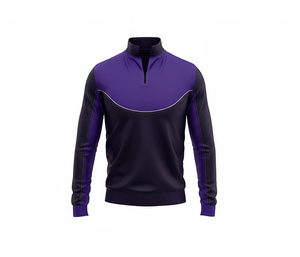 OEM Sports Quarter Zip <b>Pullover</b> – Custom Gym Wear <b>Jacket</b> for <b>Men</b> Women Youth Sportswear Quick Dry Team <b>Pullover</b> - Product Image 6