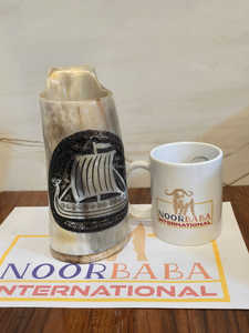 Tazas de cerveza artesanales de cuerno Natural reutilizables ecológicas de alta calidad, diseño Animal elegante para bares y restaurantes, estilo vikingo - Product Image 5