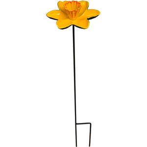 New Trending Antique Finish Metal Garden <b>Support</b> Stakes With Stylized <b>Flower</b> And Leaf Design Customized Size Shape - Product Image 5