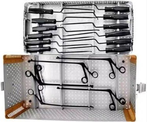 ชุดเครื่องมือผ่าตัดกระดูกสันหลังคุณภาพสูง ผลิตจากเหล็กกล้าไร้สนิมเกรดผ่าตัด สามารถนึ่งฆ่าเชื้อได้ เหมาะสำหรับการผ่าตัดกระดูกสันหลัง - Product Image 6