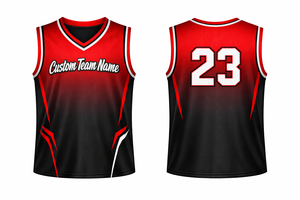 Nouveaux designs, nouveau maillot de basketball personnalisé, col en V, sans manches, sublimé, respirant, en mesh, coupe athlétique unisexe adulte 2026 - Product Image 3